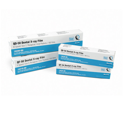 Quala 5' x 12' green sensitive x-ray film, medium speed high contrast, box
