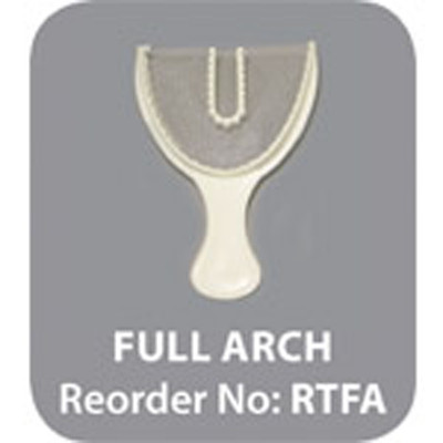 Safe-Dent Full Arch bite registration trays, 30/bx. Disposable plastic