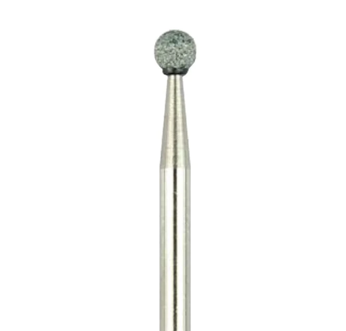 Dura-Green RD1 round FG (friction grip), 12/pk, silicon carbide finishing stones