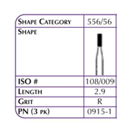 Hybrid Points FG #556 Diamond Bur 1/Pk. Regular Grit