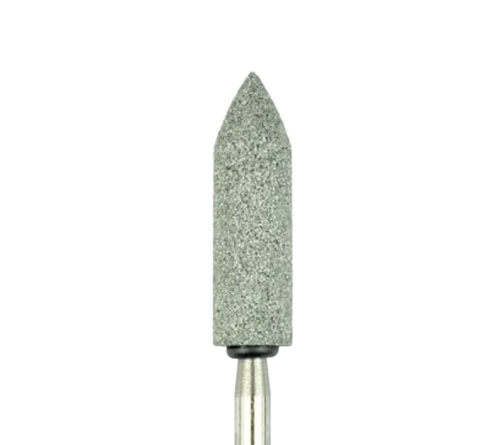 Dura-Green PC2 large bullet HP (handpiece), 12/pk, silicon carbide finishing