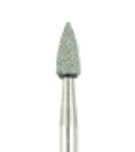 Dura-Green FL3 flame HP (handpiece), 12/pk, silicon carbide finishing stones