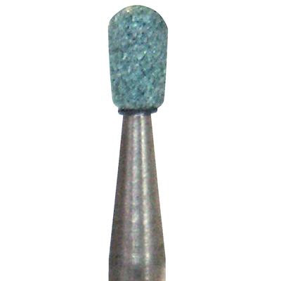 Dura-Green RD2 round HP (handpiece), 12/pk, silicon carbide finishing stones
