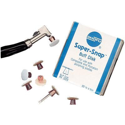 Super-Snap Buff regular Pop-On disc for Composites, package of 25 discs