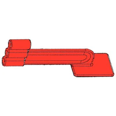 XIOS PLUS Bitewing Sensor Holder Tab, Red, 100/Pack