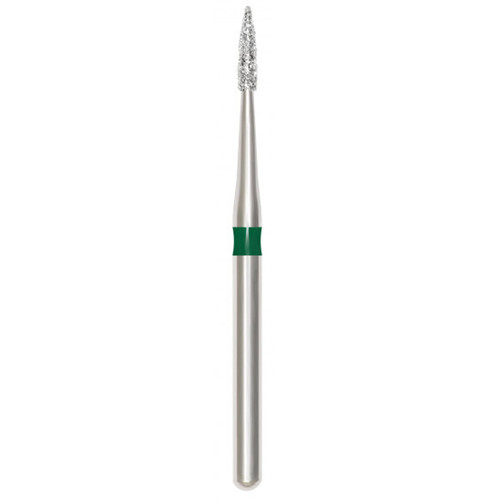 Revelation FG #889.010 Coarse Flame Shaped Diamond Bur, 5/Pack