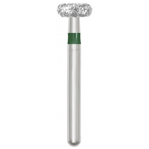 Revelation FG #909.040 SS (Short Shank) Coarse Wheel Shaped Diamond Bur, 5/Pack