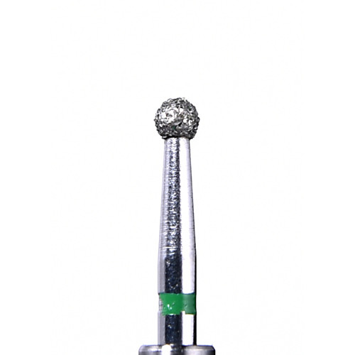 Piranha Diamonds FG #801.018 Coarse Grit, Round Shaped, Single Use Diamond Bur