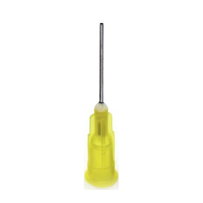 Appli-Vac 20 ga Yellow Needle Tips, 3/4' Blunt-End, Bendable. Endo / Perio