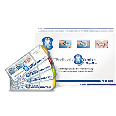 Profluorid 5% Sodium Fluoride Varnish - Melon, 200 - 0.4ml single doses. White