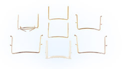 Young 4 5/8' x 3 7/8' Nylon Frame - Radiolucent Lightweight rubber dam frame