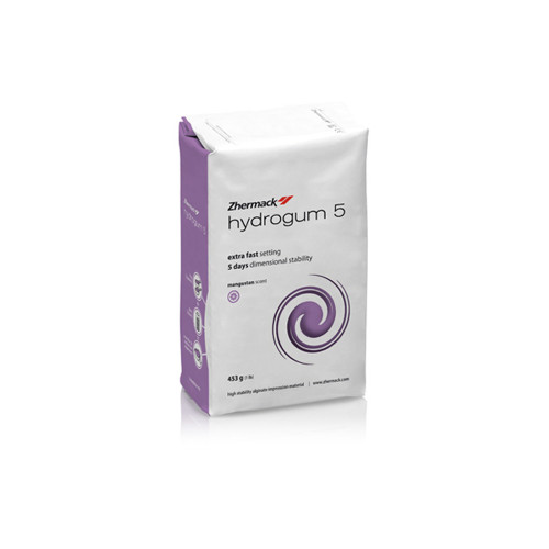 Hydrogum 5 Extra Fast Dust Free Alginate 1 Lb Bag. Thixotropic, Time in mouth