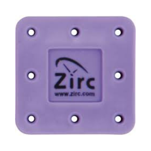 Zirc 8 Hole Neon Purple, Magnetic Bur Block with Microban