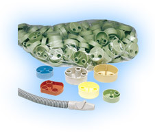 Dispos-A-Screen Green 1 7/8' evacuation trap, fits Forest, Belmont, Chayes