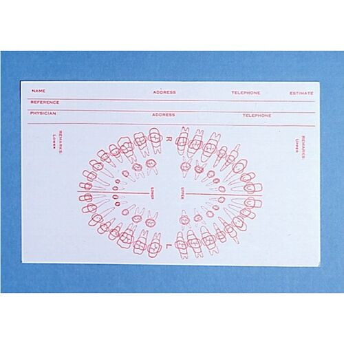 Record Cards 5" x 8" #100, 100/Pkg.