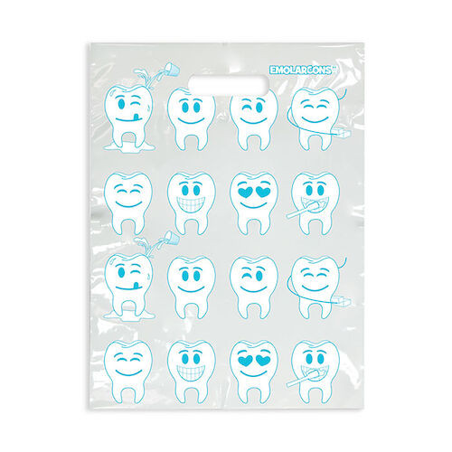 Specialty Scatter Bags Emolarcon (Emoji Faced Molars), 7.5" x 10", 100/Pkg.