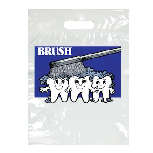 Specialty Scatter Bags Brush, 9" x 13", 100/Pkg.