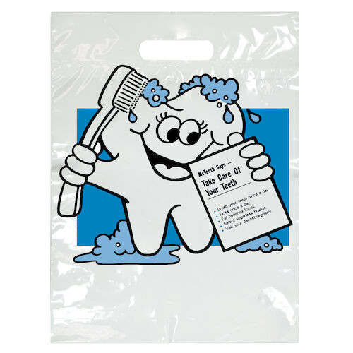 Specialty Scatter Bags McTooth, 7 1/2" x 9", 100/Pack