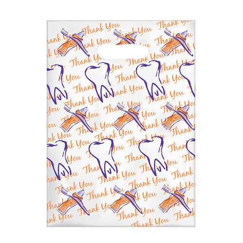 Specialty Scatter Bags Thank You, 7.5" x 10", 100/Pkg.