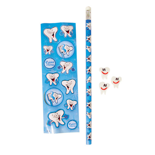 Kids Coloring Dental Stationery Sets 72/Box