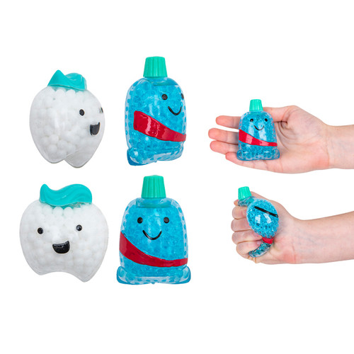 Kids Toys 3" Squeezy Dental Characters 12/Box