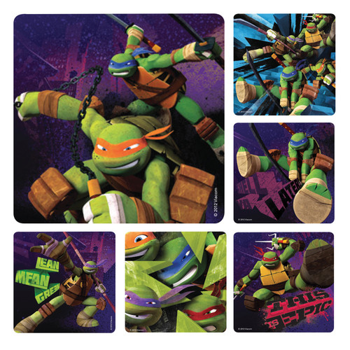 Kids Stickers Teenage Mutant Ninja Turtles 100/Box