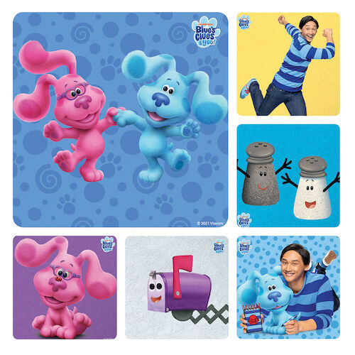 Assorted Stickers Blues Clues Movie Stickers, 100/Roll, PS719