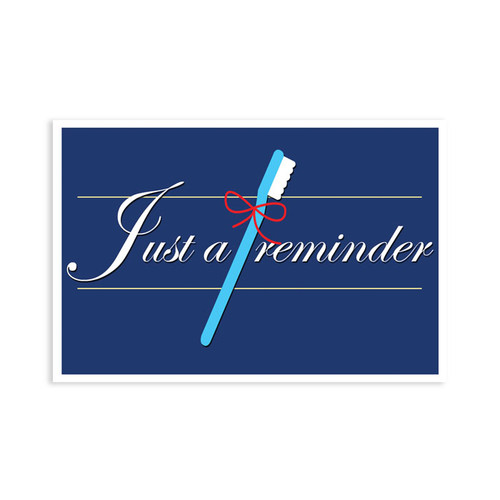 Just A Reminder Postcard 4-Up 200/Box