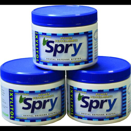 Spry Gum and Mints Mints, Peppermint, 240/Pkg.