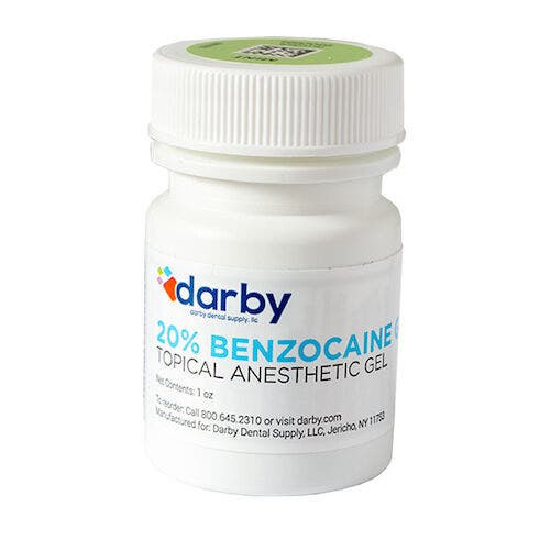 20% Benzocaine Gel, , 1 oz, Mint