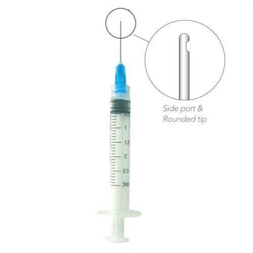 Endo Irrigation Syringe with Tip Endo Irrigation Syringe w/ Tip, 23 Gauge, 100/Box, Blue