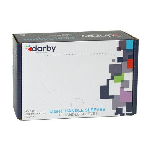 Light Handle Sleeves, "T" Style Handle Sleeves, 4"x 5.75", 500/Box
