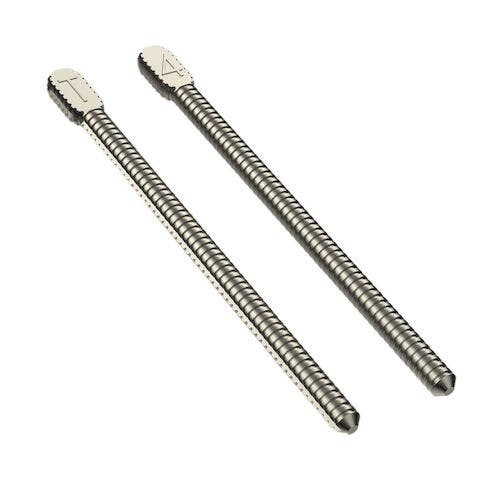 Parallel Sided Post Kit - Titanium, Post Refill, #4, 25/Pkg, Red