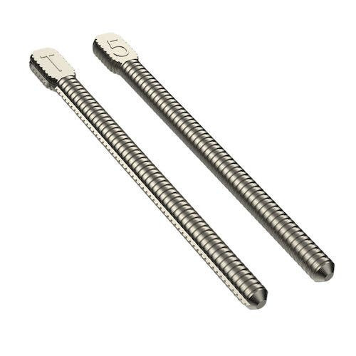 Parallel Sided Post Kit - Titanium, Post Refill, #5, 10/Pkg, Green