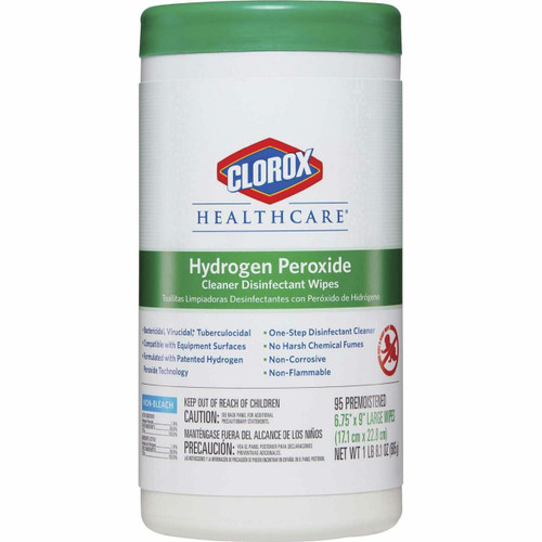 Clorox Healthcare Hydrogen Peroxide Disinfectant 95 Wipes