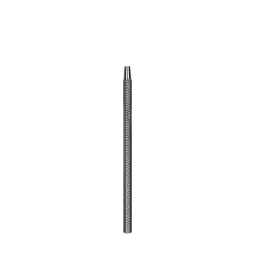 Mirror Handle Satin Steel Cone Socket Single End #1 Octagonal  (MH1)
