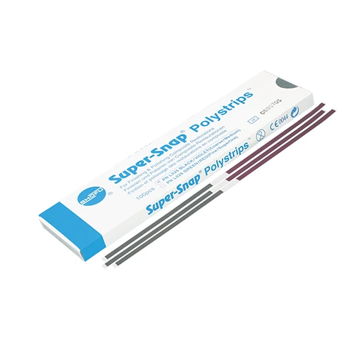 Super-Snap Polystrips Black Coarse and Violet Medium 100/Pack (Shofu - L525) - Overstock - 03/2027