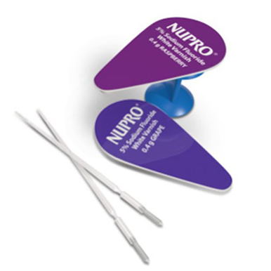 Nupro 5% White Varnish Fl .25g BubbleGum 50/Bx