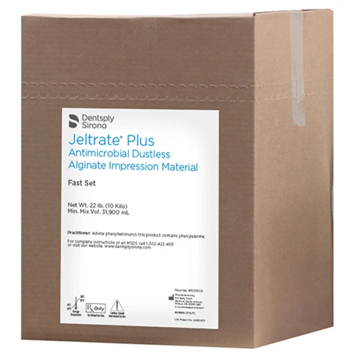 Jeltrate Plus Dustless Alginate Fast Set Bulk 22Lb