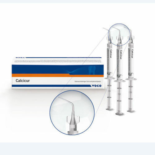 Calcicur Calcium Hydroxide Paste 3 2 mL syrs. Paste. Ready to use Voco GmbH