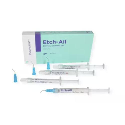 Pulpdent, Etch-All 10% Phos Gel Syringe Pack of 4, EA