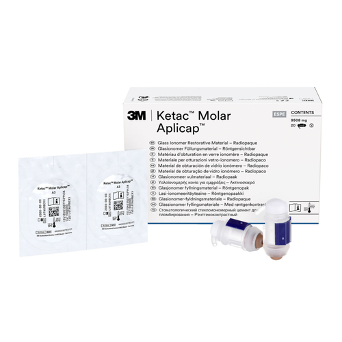 3M-Solventum, 3M™ Ketac™ Molar Aplicap™ Glass Ionomer Restorative Material, 56433, A3 Shade, 56433
