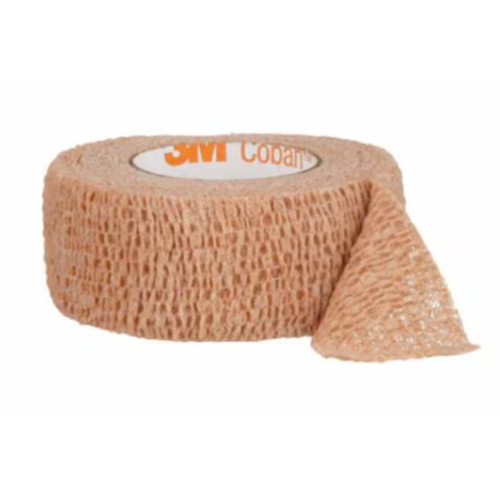 3M-Solventum, 3M Coban Self-Adherent Wrap with Latex, 1", 1581