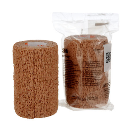3M-Solventum, 3M Coban Self-Adherent Wrap with Latex, 4", 1584