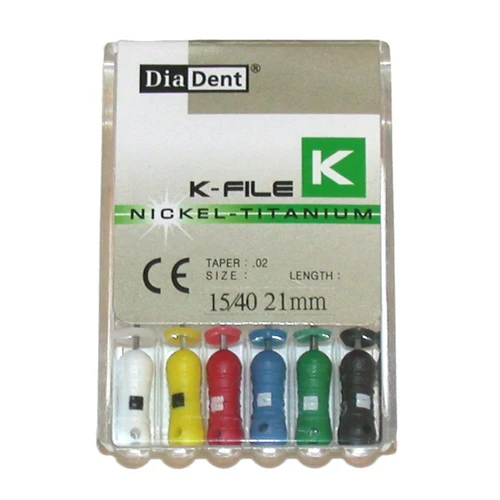 NiTi K-Files 21mm, 6/Box, #15