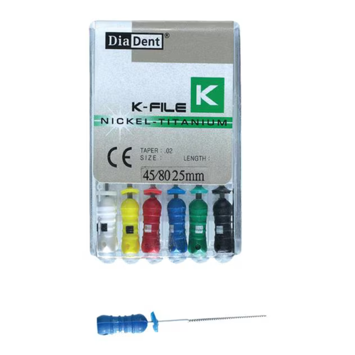 NiTi K-Files 25mm, 6/Box, #40