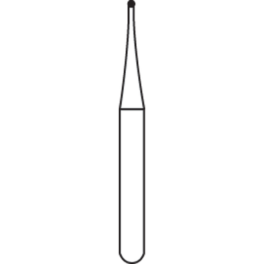 Alpen Carbide Bur 171-314-1.20-4.50 Tapered Fissure, 100 pcs
