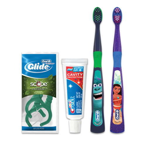 Procter & Gamble, Oral-B Kids 3+ Manual Solution Toothbrush Bundle, 80819862