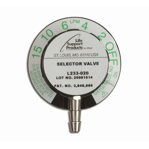 Accutron, Oxygen Flow Selector Valve, Universal, 35016