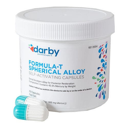 Formula-T Spherical Alloy, , Three Spill, 50/Pkg, White, FastSet